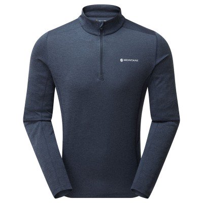 Футболка чоловіча Montane Dart Zip-Neck eclipse blue - фото 20300