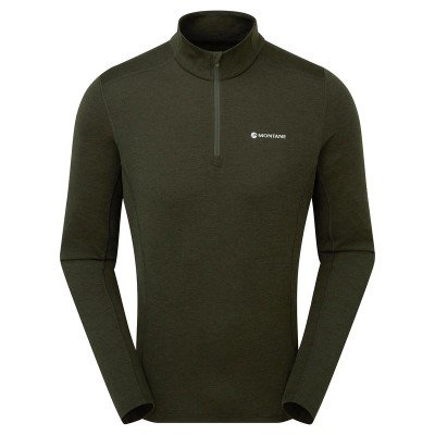 Футболка мужская Montane Dart Zip-Neck oak green - фото 27460 Футболка мужская Montane Dart Zip-Neck oak green - фото 27460