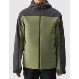 Чоловіча гірськолижна куртка 4F TJAM579 khaki Чоловіча гірськолижна куртка 4F TJAM579 khaki