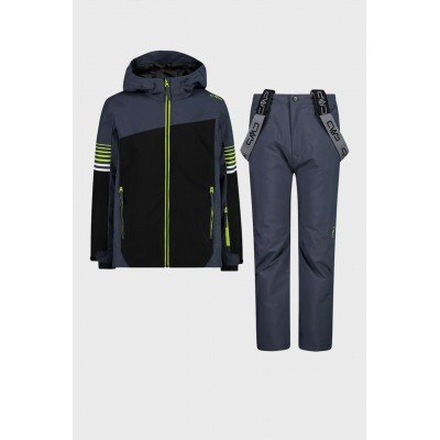 Гірськолижний дитячий костюм CMP Kid Set Jacket and Pant Twill titanio - фото 31296