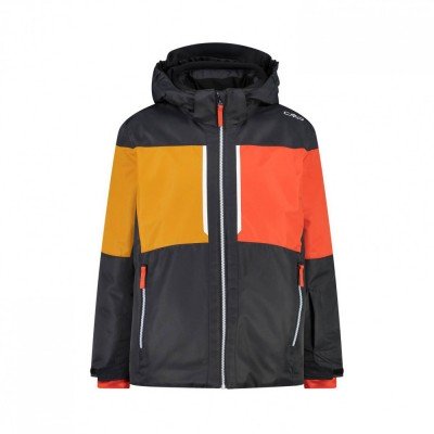 Куртка горнолыжная детская CMP Kid Jacket Snaps Hood 33W0054-U423 - фото 27123