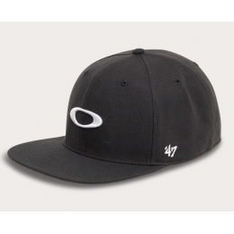 Кепка Oakley 47 B1B Ellipse Hat Blackout/white Кепка Oakley 47 B1B Ellipse Hat Blackout/white
