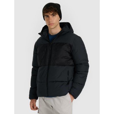 Чоловіча зимова куртка 4F DJAM602 deep black - фото 31278