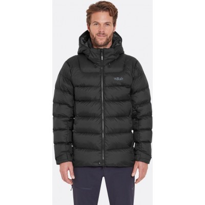 Зимняя мужская пуховая куртка Rab Ascent Down Jacket Black - фото 29646