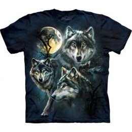 Футболка The Mountain Moon Wolves Collage