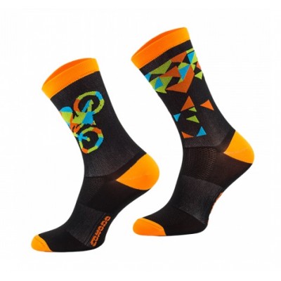 Носки Comodo Cycling racing Socks BIK2 black/orange - фото 23355