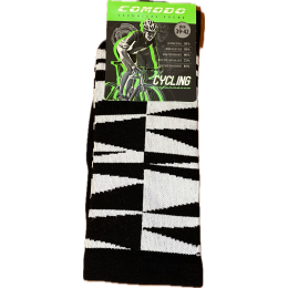 Шкарпетки Comodo Cycling racing Socks BIK2 black/white