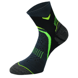 Носки Comodo Running Socks RUN2 black/green