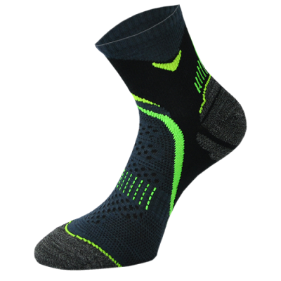 Носки Comodo Running Socks RUN2 black/green - фото 23360