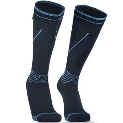 Водонепроникні шкарпетки Dexshell Longlite Socks 2.0 блакитні полоски - фото 32468