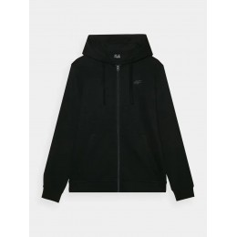 Чоловіче худі 4F Zip-up Hoodie Reguliar Fit deep black