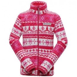 Флісова кофта дитяча Alpine Pro Elkini 4 pink