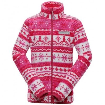 Флісова кофта дитяча Alpine Pro Elkini 4 pink - фото 18234