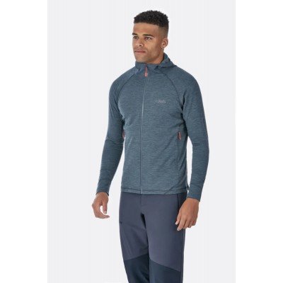 Кофта флисовая мужская Rab Nexus Jacket steel - фото 26852
