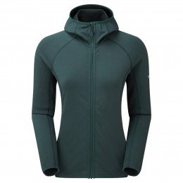 Кофта флісова жіноча Montane Female Protium Hoodie deep forest