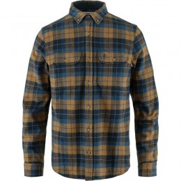 Сорочка чоловіча Fjallraven Singi Heavy Flannel Shirt dark navy/buckwheat brown