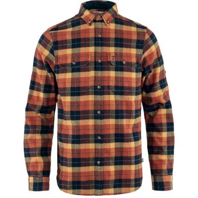 Рубашка мужская Fjallraven Singi Heavy Flannel Shirt utumn leaf/dark navy - фото 29826 Рубашка мужская Fjallraven Singi Heavy Flannel Shirt utumn leaf/dark navy - фото 29826