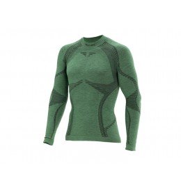 Чоловіча термофутболка з довгим рукавом Accapi Ergowool forest/black