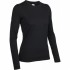 Термобелье женское футболка Icebreaker Oasis LS Crewe Wmn 200 black