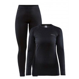 Комплект женского термобелья Craft Core Warm Baselayer Set W black Комплект женского термобелья Craft Core Warm Baselayer Set W black