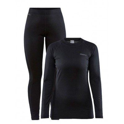 Комплект женского термобелья Craft Core Warm Baselayer Set W black - фото 27159