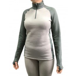 Реглан жіночий Fahrenheit PS Pro Zip W combi grey/foliagegreen