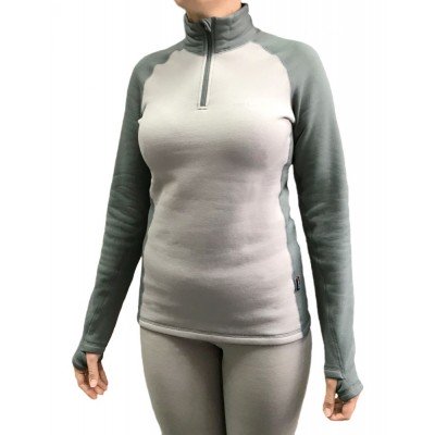 Реглан жіночий Fahrenheit PS Pro Zip W combi grey/foliagegreen - фото 25033 Реглан жіночий Fahrenheit PS Pro Zip W combi grey/foliagegreen - фото 25033