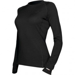 Термобілизна жіноча футболка Icebreaker LS Crew Women 260