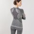 Термофутболка жіноча X-Bionic Merino Shirt LG SL WMN black/grey/magnolia