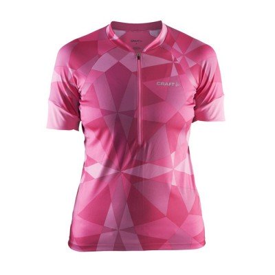 Велофутболка Craft Classic Jersey W geo pop/pop - фото 12430