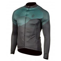 Веломайка Onride Mount с длинным рукавом черный/зеленый