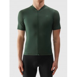 Велофутболка чоловіча 4F dark green 4FSS24TFTSM486