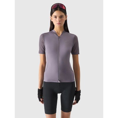 Велофутболка женская 4F dark violet 4FSS24TFTSF490 - фото 28668 Велофутболка женская 4F dark violet 4FSS24TFTSF490 - фото 28668