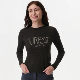 Футболка женская Turbat Magic Logo LS caviar 