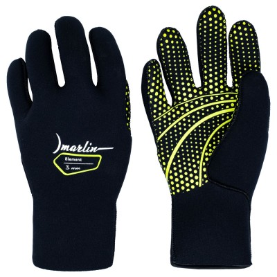 Перчатки Marlin Element 3 мм Black/Green - фото 28989