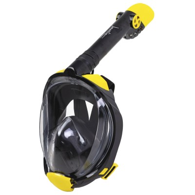 Маска полнолицевая Marlin Travel black/yellow/black - фото 31125
