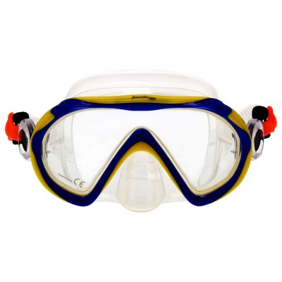 Маска для підводного плавання дитяча Marlin Joy Blue/Yellow - фото 31047