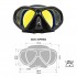 Маска Marlin Superba + просветленное стекло titan/black 10596