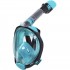 Маска повнолицева Marlin Travel black/aqua/aqua