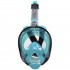 Маска повнолицева Marlin Travel black/aqua/aqua