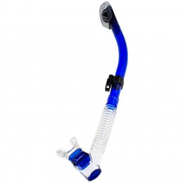 Трубка Marlin Dry Lux blue/trans