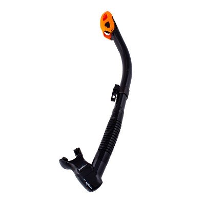 Трубка Marlin Dry Lux black/orange - фото 29213
