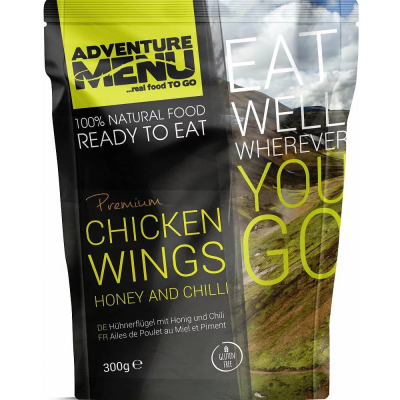 Курячі крильця в меду з перцем Adventure Menu Chicken wings honey and chilli 300г - фото 22468