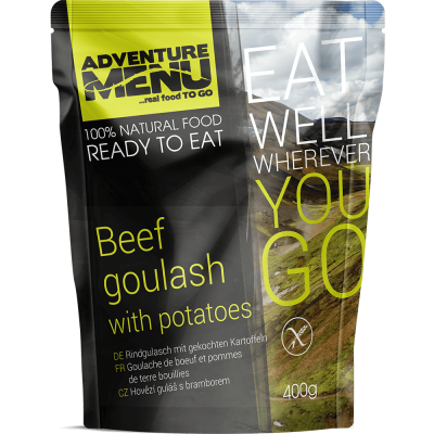 Гуляш з яловичини з відвареною картоплею Adventure Menu Beef goulash with potatoes - фото 22465