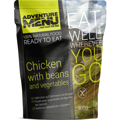 Курица с фасолью и овощами Adventure Menu Chicken with beans and vegetables - фото 22469