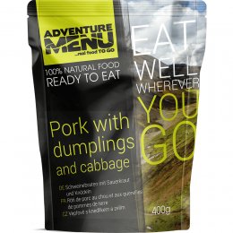 Свинина с клецками и капустой Adventure Menu Pork with dumplings and cabbage
