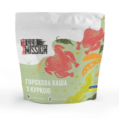 Гороховая каша с куриным филе Food Mission - фото 29581