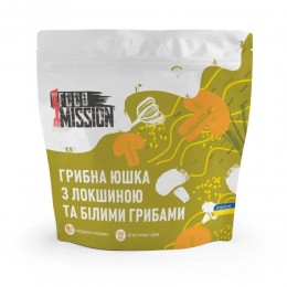 Грибная юшка с лапшой и белыми грибами Food Mission