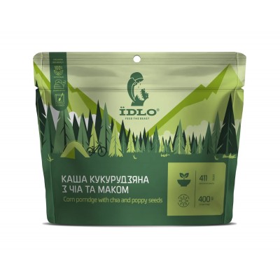 Каша кукурудзяна з зернами чіа і маком Їdlo - фото 16265