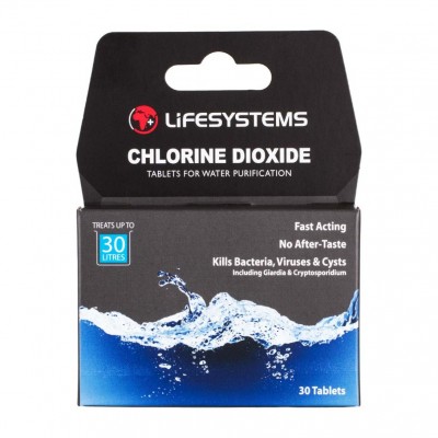 Таблетки для дезінфекції води Lifesystems Chlorine Dioxide - фото 16713